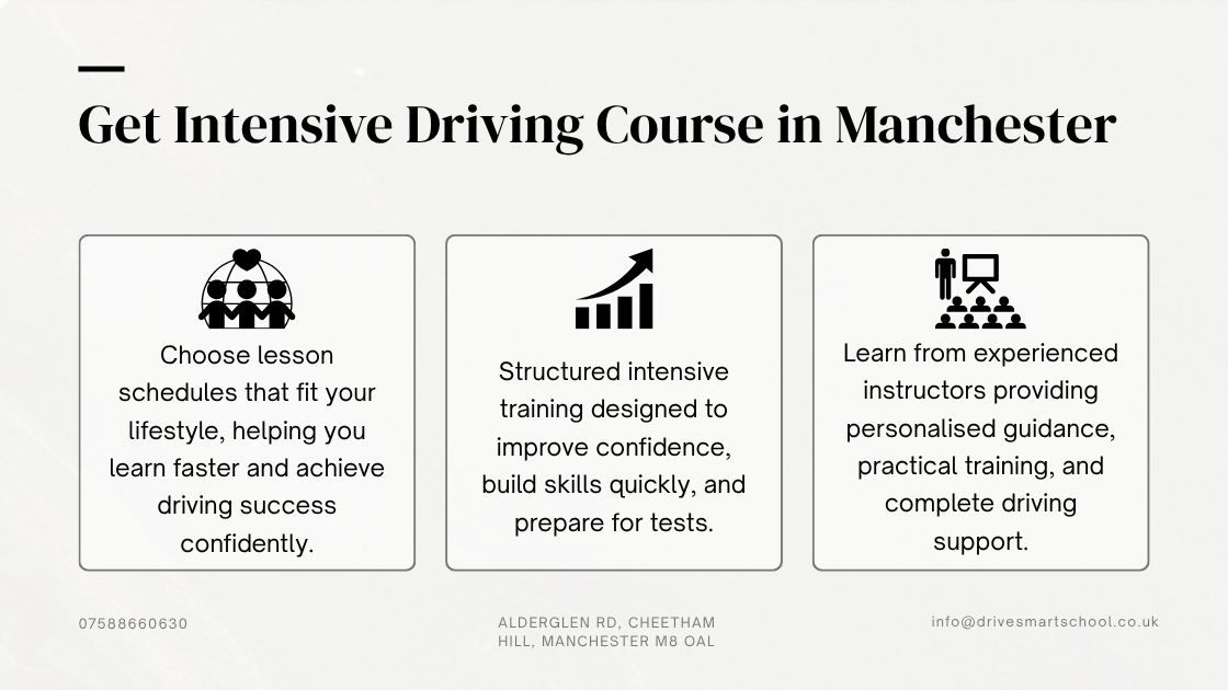 Get Intensive Driving Course in Manchester